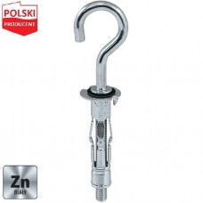 Ούπα Γυψοσανίδας Μεταλλικό με Γάντζο M4x38mm (Συσκ. 4τεμ) BMHS-04032